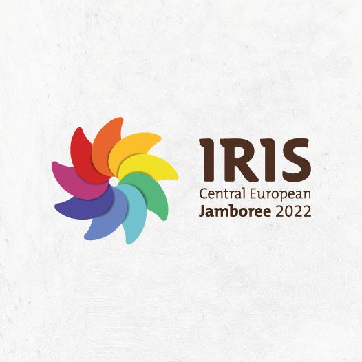 logo iris central european jamnoree 2022, skaut